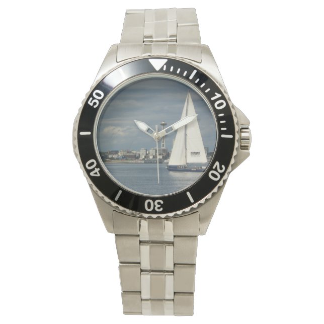 Reloj De Pulsera Vigilancia del Personalizable de la aguja espacial (Anverso)