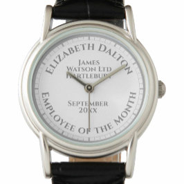 Reloj De Pulsera Vigilancia del premio al empleado del mes