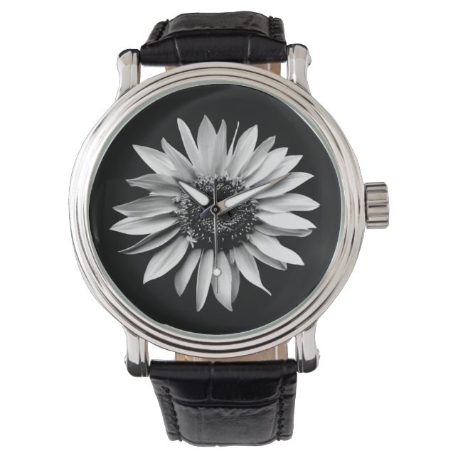 Reloj De Pulsera Vigilancia del retrato de girasol (Anverso)