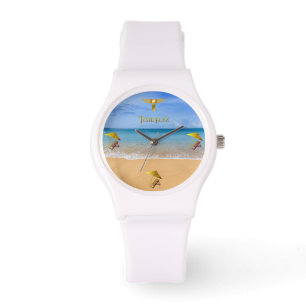 Reloj De Pulsera Vigilancia del tiempo de playa