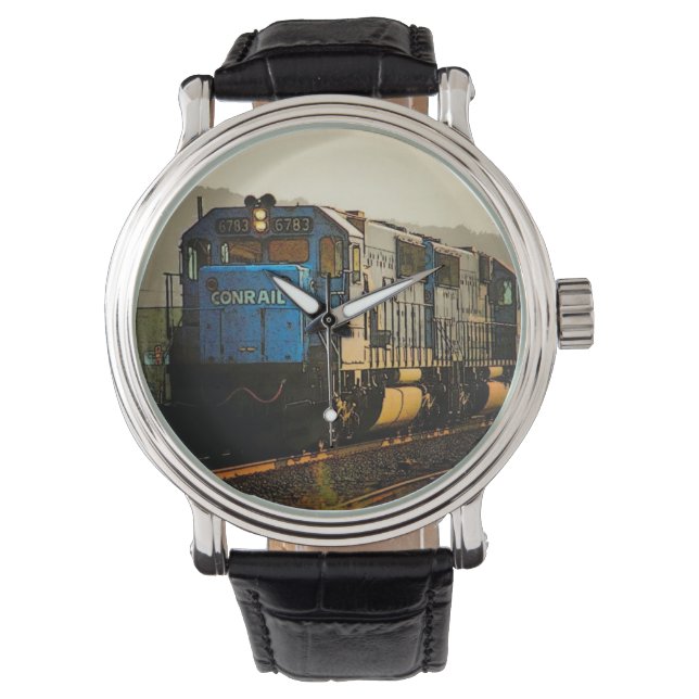 Reloj De Pulsera Vigilancia del tren de Conrail (Anverso)