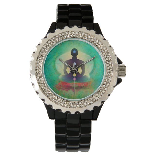 Reloj De Pulsera Vigilancia del yoga de meditación (Anverso)