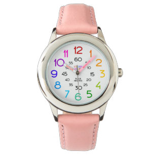 Reloj De Pulsera Vigilancia deportiva rosa para Chicas etiquetados