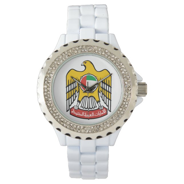 Reloj De Pulsera Vigilancia Diamante de imitación de los Emiratos Á (Anverso)