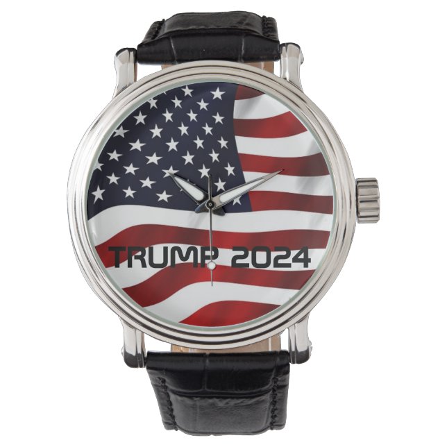 Reloj De Pulsera Vigilancia electrónica de las elecciones de Trump  (Anverso)