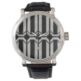 Reloj De Pulsera Vigilancia electrónica geométrica Art Deco