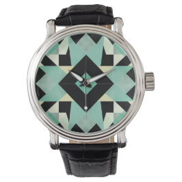 Reloj De Pulsera Vigilancia electrónica geométrica Art Deco