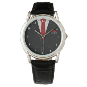Reloj De Pulsera Vigilancia empresarial personalizada con nombre pe