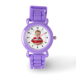 Reloj De Pulsera Vigilancia infantil - Personalizada - Púrpura