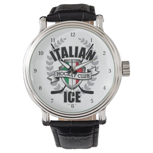 Reloj De Pulsera Vigilancia italiana del hockey sobre hielo (Anverso)