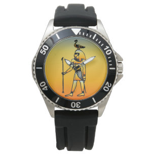 Reloj De Pulsera Vigilancia jeroglífica egipcia