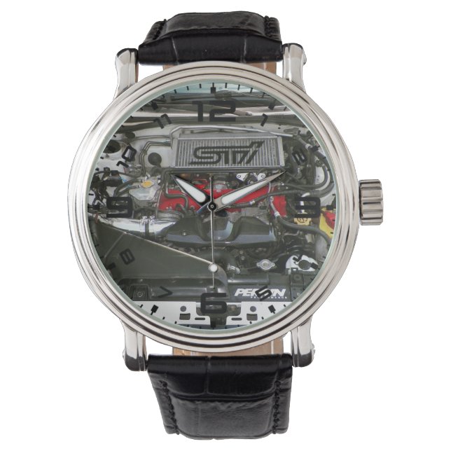 Reloj De Pulsera Vigilancia masculina de la bahía de Subaru Sti Eng (Anverso)