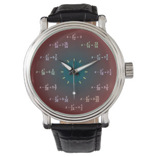 Reloj De Pulsera Vigilancia matemática (AM-PM)