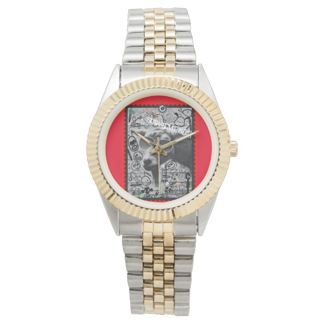 Reloj De Pulsera Vigilancia metalizado supremegoana (Anverso)