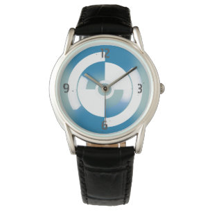 Reloj De Pulsera Vigilancia personalizable con círculo abstracto