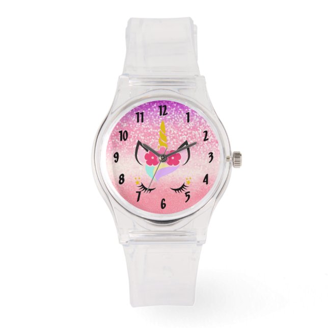 Reloj De Pulsera Vigilancia personalizada de escritores de Purpurin (Anverso)