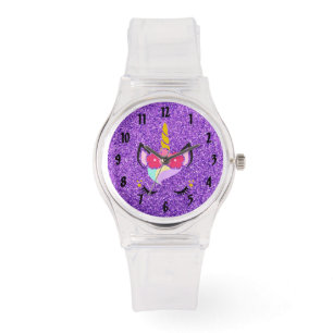 Reloj De Pulsera Vigilancia personalizada de escritores de Purpurin