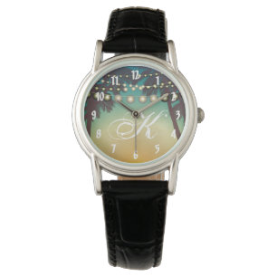 Reloj De Pulsera Vigilancia personalizada de la muñeca Playa Palm T