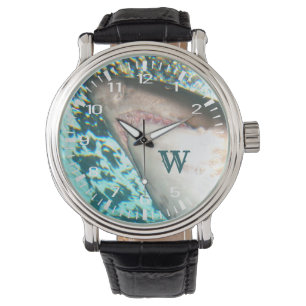 Reloj De Pulsera Vigilancia personalizada de las aguas turquesas de