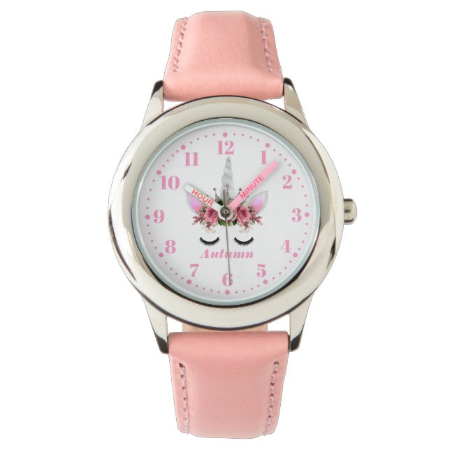 Reloj De Pulsera Vigilancia personalizada de niños Personalizados d (Anverso)