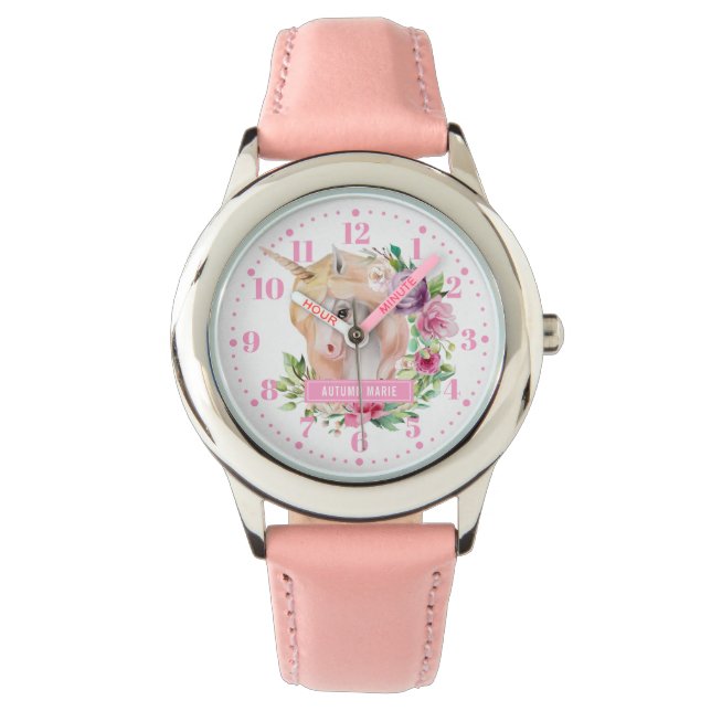Reloj De Pulsera Vigilancia personalizada de niños Personalizados d (Anverso)