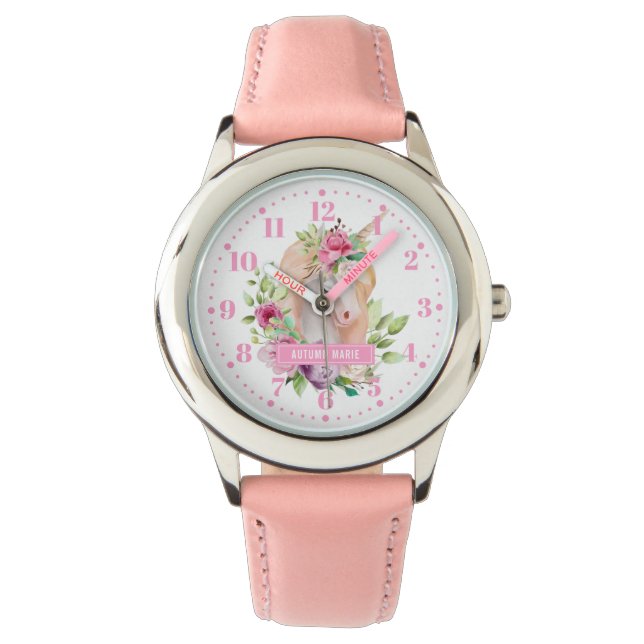 Reloj De Pulsera Vigilancia personalizada de niños Personalizados d (Anverso)
