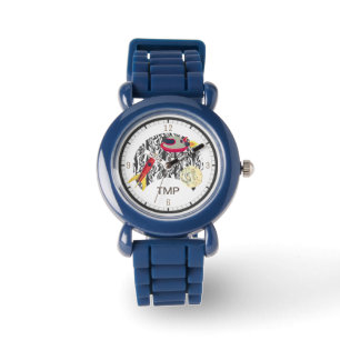 Reloj De Pulsera Vigilancia personalizada de niños Tema espacial