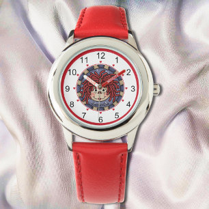 Reloj De Pulsera Vigilancia personalizada de Raggedy Ann Face