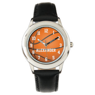 Reloj De Pulsera Vigilancia personalizada del baloncesto infantil