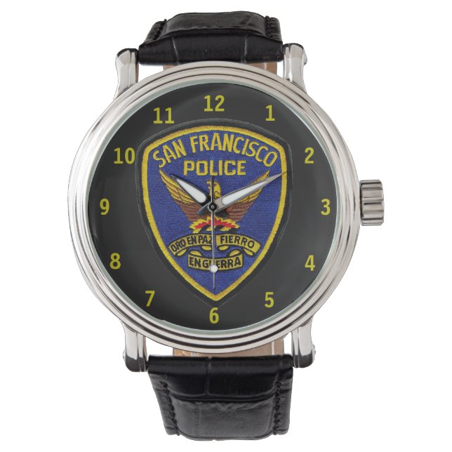 Reloj De Pulsera Vigilancia policial en San Francisco (Anverso)