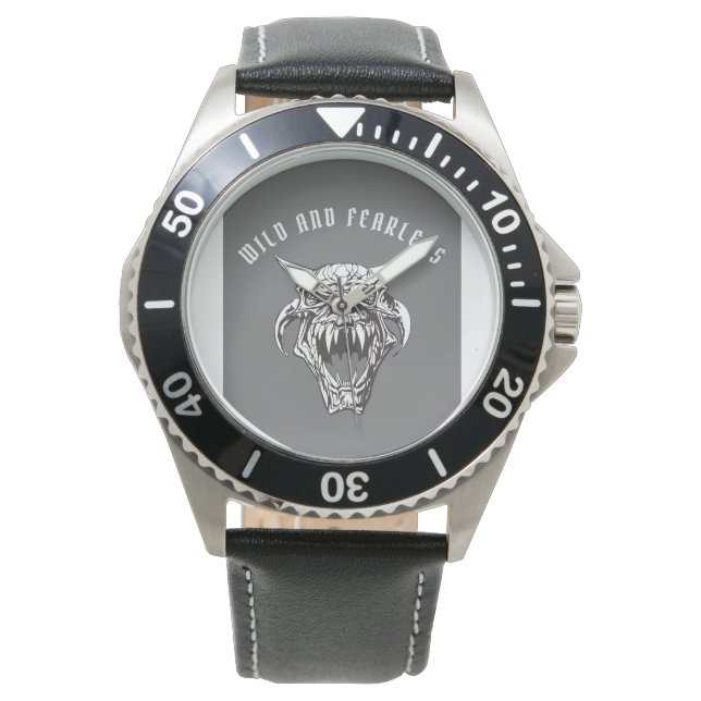 Reloj De Pulsera Vigilancia salvaje e intrépida (Anverso)