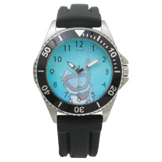 Reloj De Pulsera Vigilancia submarina de la muñeca Westie Scuba