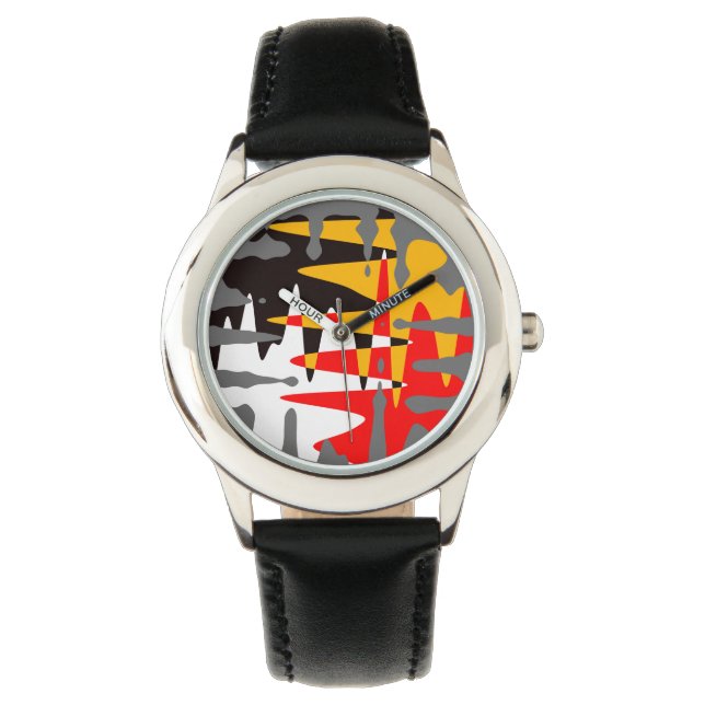 Reloj De Pulsera Vigilancia tribal espiritual de 4 naciones observa (Anverso)