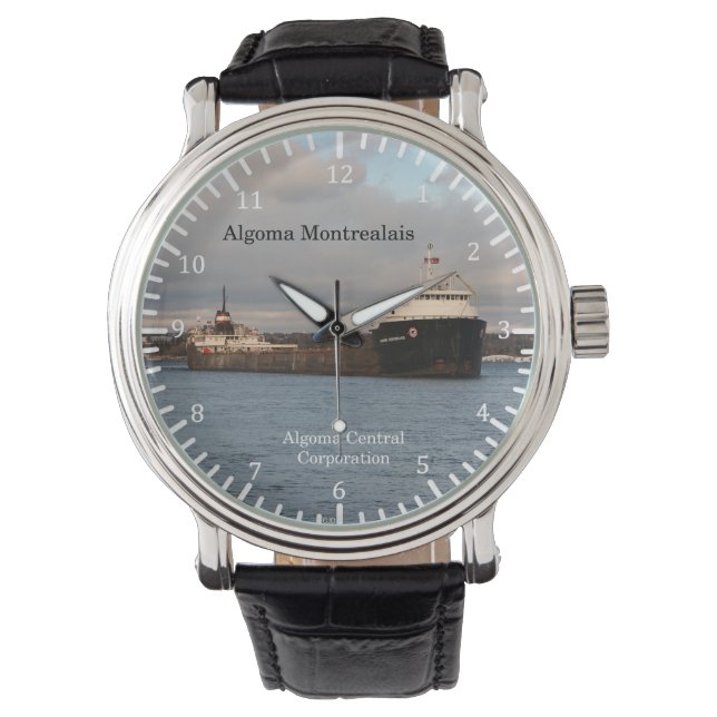Reloj De Pulsera Vigilante de Algoma Montrealais (Anverso)