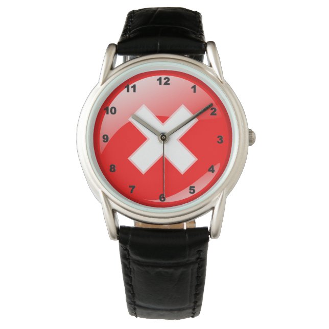 Reloj De Pulsera Vigilante masculino del personalizado Crown Protec (Anverso)