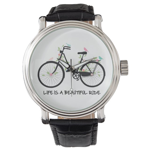 Reloj De Pulsera Vigilia de Bicicletas Aves (Anverso)