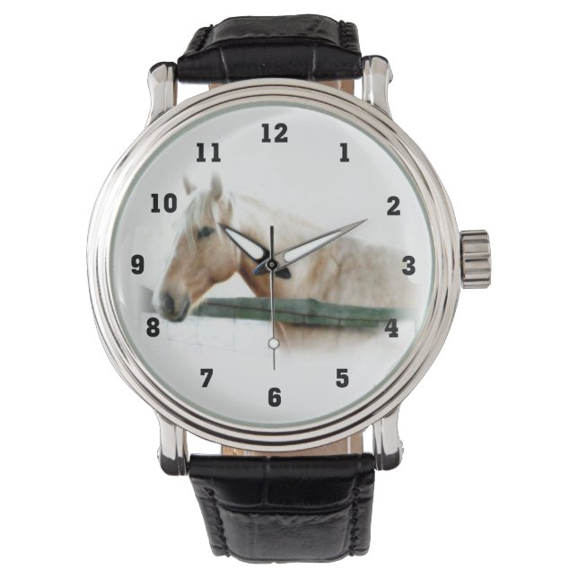 Reloj De Pulsera Vigilias de fotos de caballos (Anverso)