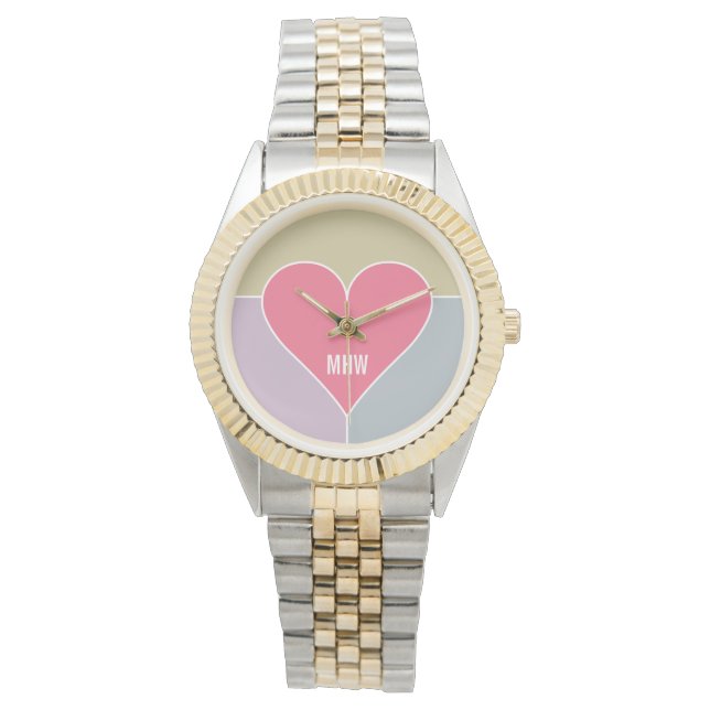 Reloj De Pulsera Vigilias monográficas de personalizado de patrones (Anverso)