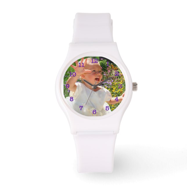 Reloj De Pulsera Vigios fotográficos personalizados con tu foto (Anverso)
