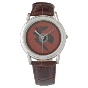 Reloj De Pulsera Viking Raven Shield