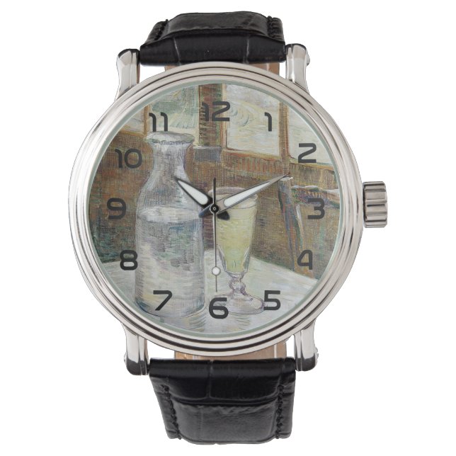 Reloj De Pulsera Vincent van Gogh Absinthe Famous Painting (Anverso)