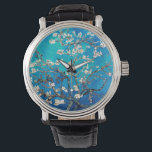 Reloj De Pulsera Vincent Van Gogh Almendros en Flor Turquesa<br><div class="desc">Regalos de Flores de Almendro Turquesa para Fiesta de Boda,  Baby Shower o Fiesta de Primavera:</div>