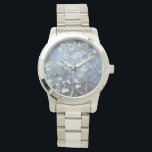 Reloj De Pulsera Vincent Van Gogh Almond Blossoms Blue WAtch<br><div class="desc">Disfrute de la romántica escena floral de las flores de almendras de Vincent Van Gogh con combinaciones de colores actualizadas: reloj,  reloj de pulsera,  van gogh,  van gogh vincent,  flores,  flores,  flores de almendras,  elegante,  regalos para ella,  regalos baratos</div>