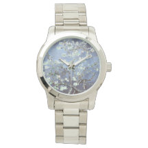Vincent Van Gogh Almond Blossoms Blue WAtch
