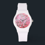 Reloj De Pulsera Vincent Van Gogh Almond Blossoms Pink Watch<br><div class="desc">Disfrute de la romántica escena floral del reloj de flores de almendras de Vincent Van Gogh,  reloj de pulsera,  van gogh,  vincent van gogh,  flores,  flores,  flores de almendros,  elegante,  regalos para ella,  regalos baratos</div>