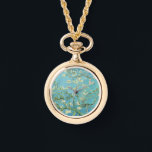 Reloj De Pulsera Vincent Van Gogh Almond Blossoms Watch<br><div class="desc">Celebra la esencia de la elegancia atemporal con nuestro collar de flores de almendras, inspirado en el icónico arte de Vincent Van Gogh. El suave fondo verde azulado realza de forma bonita las delicadas flores, creando una exquisita y sofisticada joyería para los amantes del arte y para aquellos con pasión...</div>