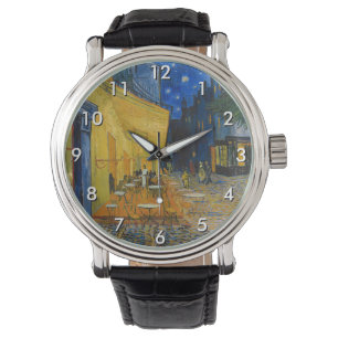 Reloj De Pulsera Vincent van Gogh - Cafe Terrace de noche