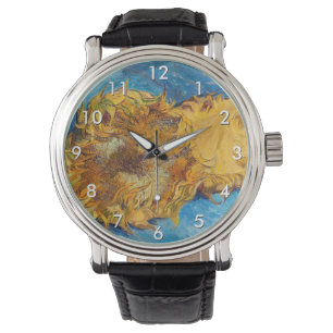 Reloj De Pulsera Vincent van Gogh - Dos girasoles cortados