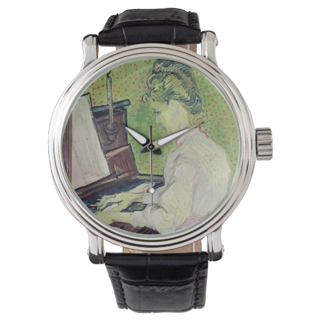 Reloj De Pulsera Vincent van Gogh | Gacheta marguerita en el piano (Anverso)