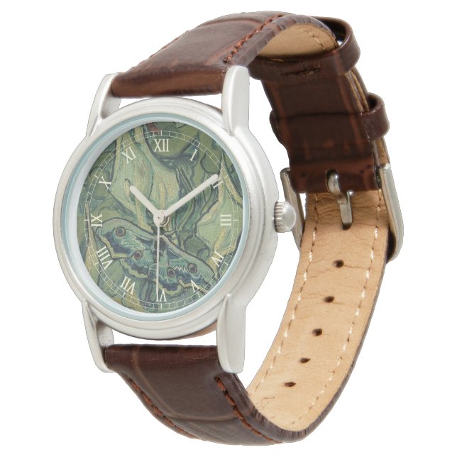 Reloj De Pulsera Vincent van Gogh - Gran polilla pavo real (Angular)